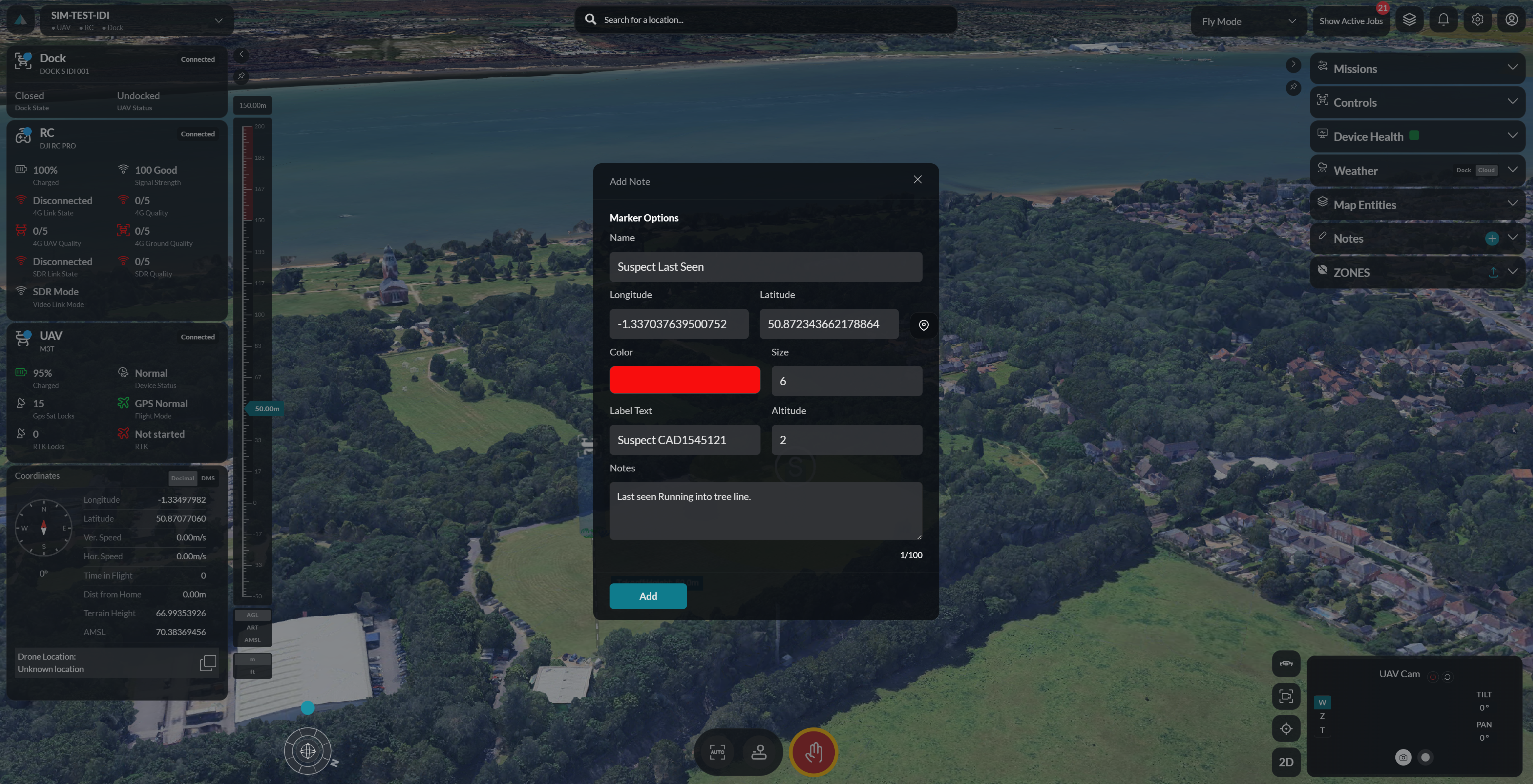 Manage Map Incident Markers
