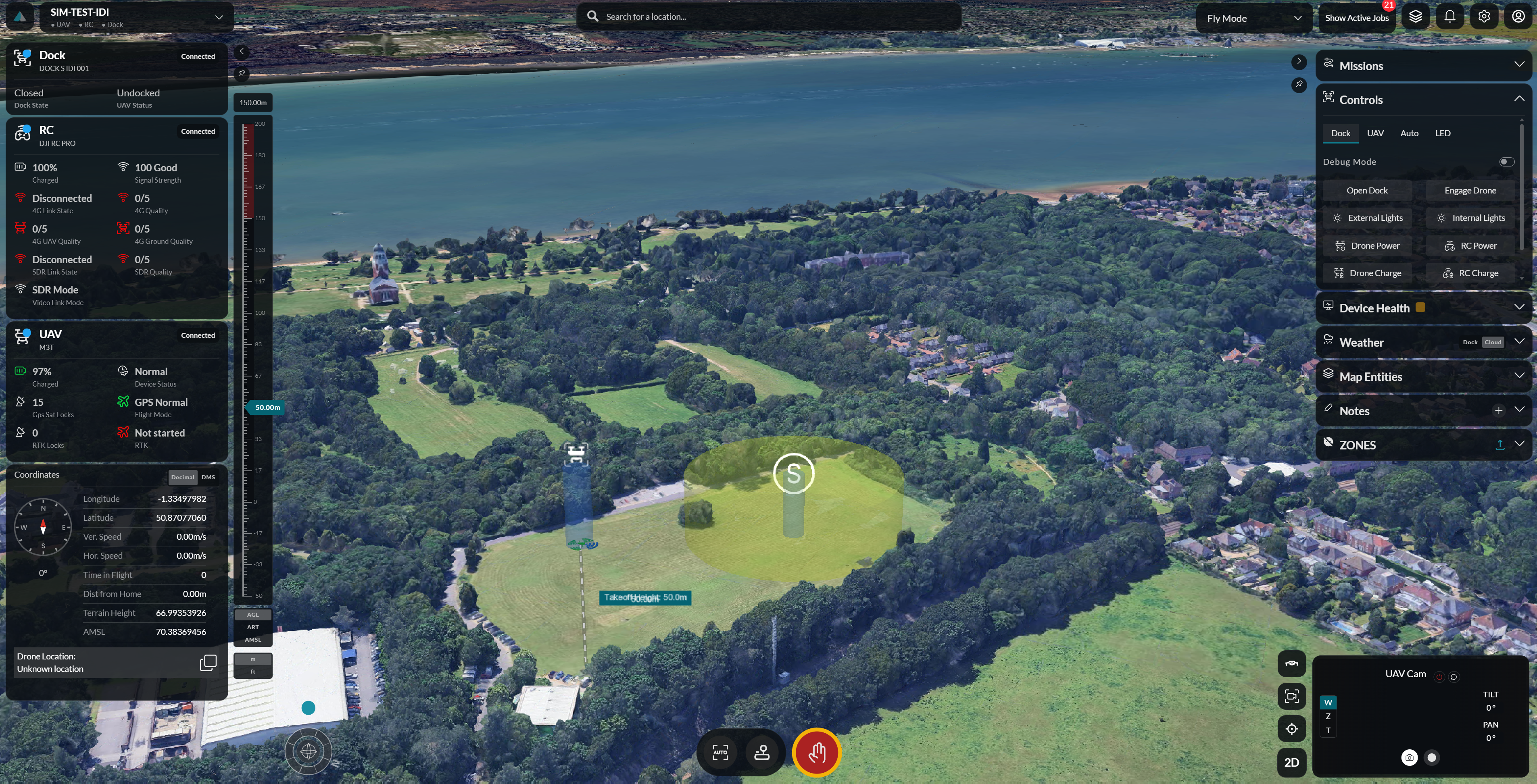 Operate Dock Controls